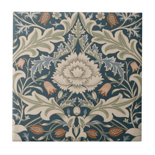 William Morris Severn Floral Garden Flower Classic Ceramic Tile