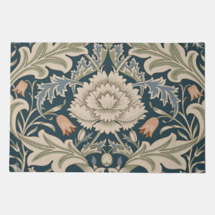 William Morris Severn Floral Garden Flower Classic Doormat