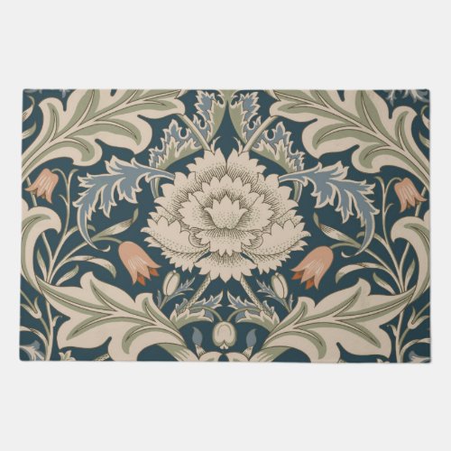 William Morris Severn Floral Garden Flower Classic Doormat