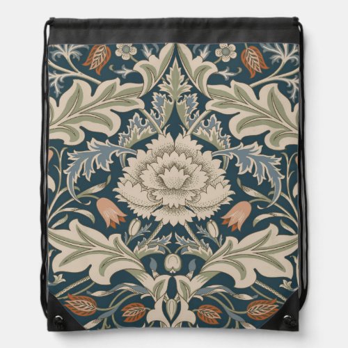 William Morris Severn Floral Garden Flower Classic Drawstring Bag