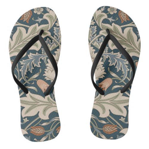 William Morris Severn Floral Garden Flower Classic Flip Flops