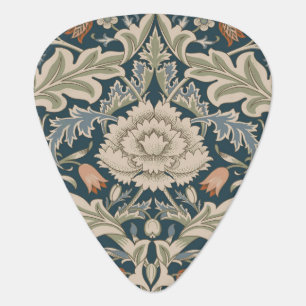 William Morris Severn Floral Garden Flower Classic Guitar Pick