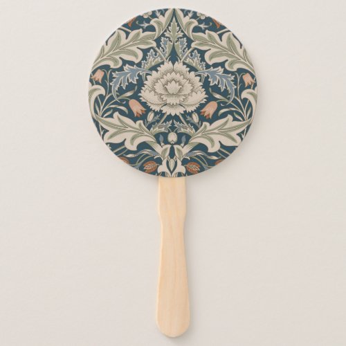 William Morris Severn Floral Garden Flower Classic Hand Fan