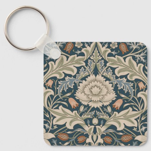 William Morris Severn Floral Garden Flower Classic Keychain