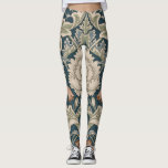 William Morris Severn Floral Garden Flower Classic Leggings<br><div class="desc">This Severn Flower botanical (1887) design is based on the classic William Morris (1834–1896) Severn pattern for his line of Victorian English wallpaper. A gorgeous rich foliage design.</div>