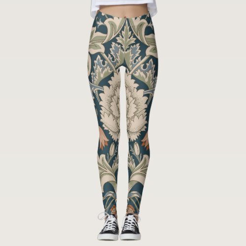 William Morris Severn Floral Garden Flower Classic Leggings