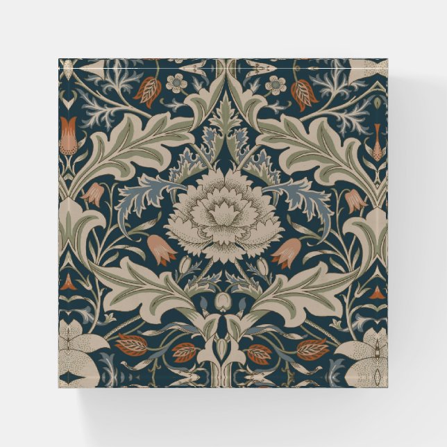 William Morris Severn Floral Garden Flower Classic Paperweight (Front)