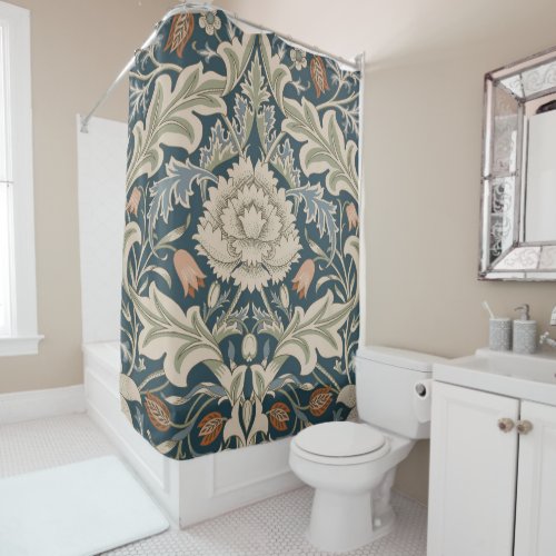 William Morris Severn Floral Garden Flower Classic Shower Curtain