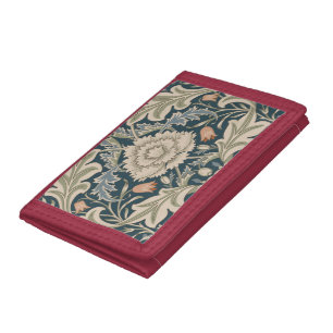 William Morris Severn Floral Garden Flower Classic Trifold Wallet