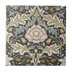 William Morris Severn Floral Pattern Classic Ceramic Tile