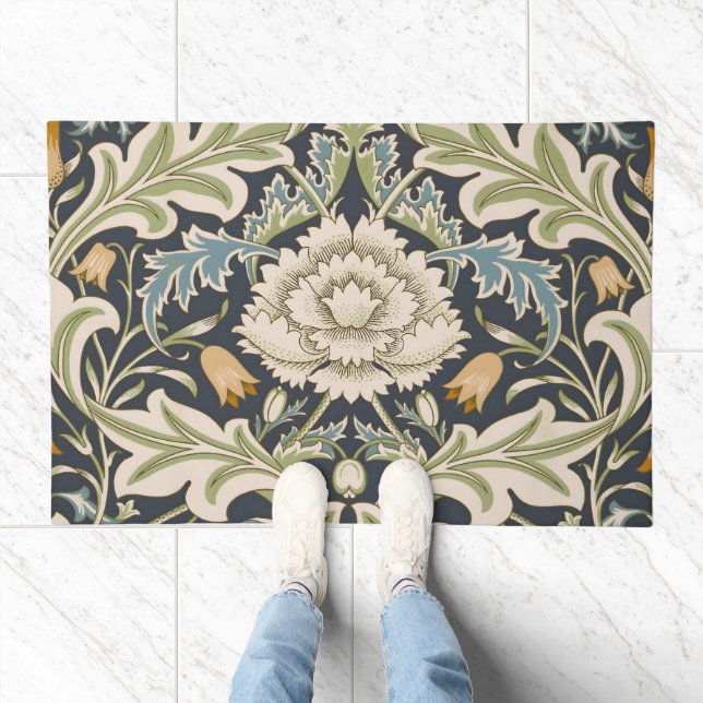 William Morris Severn Floral Pattern Classic Doormat (Indoor)