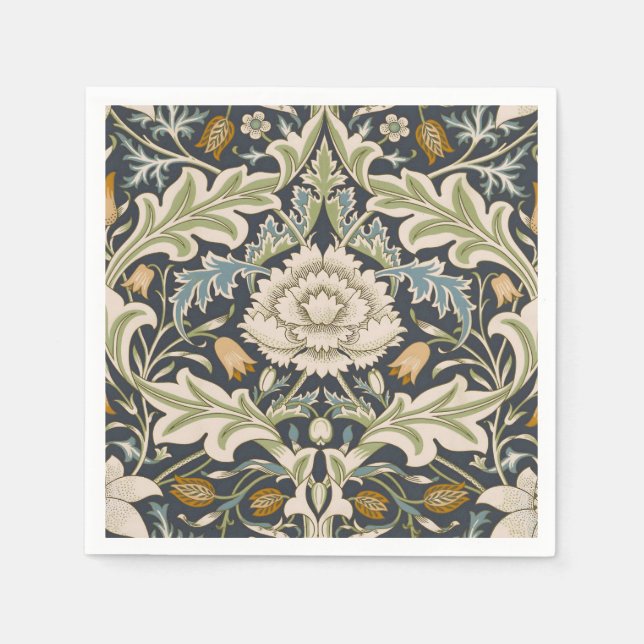 William Morris Severn Floral Pattern Classic Napkins (Front)