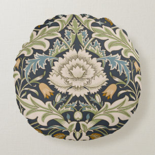 William Morris Severn Floral Pattern Classic Round Pillow