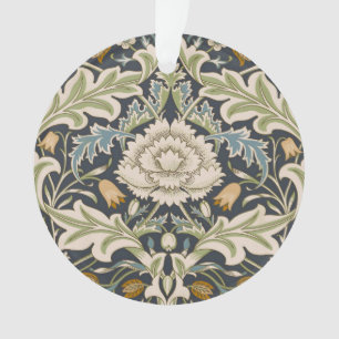 William Morris Severn Navy Blue Floral Art Ornament