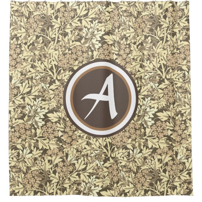 WILLIAM MORRIS SHOWER CURTAIN LEAVES (Front)