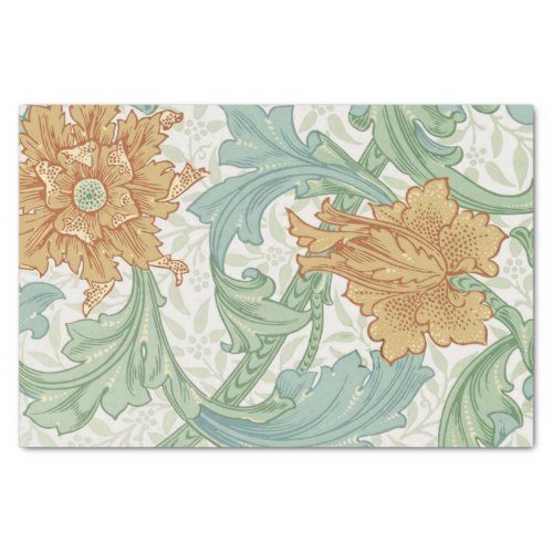 William Morris Single Stem Floral Pattern Tissue Paper