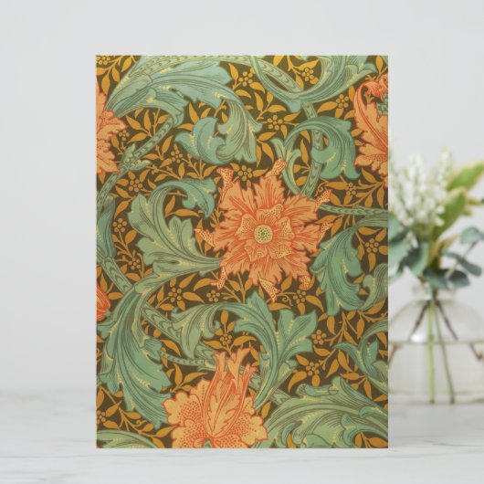 William Morris Single Stem Pattern Art Nouveau (Standing Front)