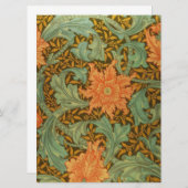 William Morris Single Stem Pattern Art Nouveau (Front/Back)