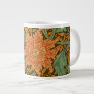 William Morris Single Stem Pattern Art Nouveau Large Coffee Mug