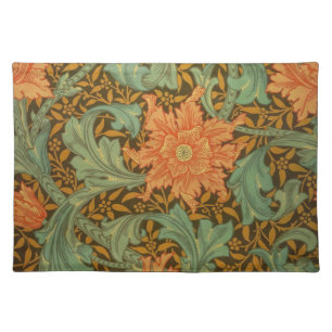William Morris Single Stem Pattern Art Nouveau Placemat