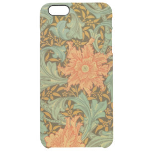 William Morris Single Stem Pattern Art Nouveau Clear iPhone 6 Plus Case