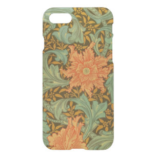 William Morris Single Stem Pattern Art Nouveau iPhone SE/8/7 Case