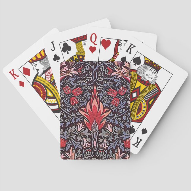 William Morris “Snakehead” Poker Cards (Back)