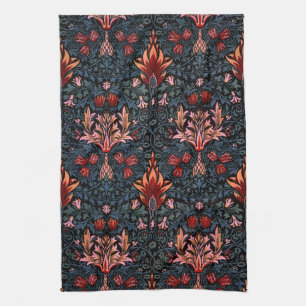 William Morris Snakeshead Dark Pattern Kitchen Towel