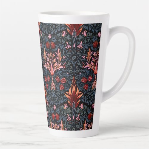 William Morris Snakeshead Dark Pattern Latte Mug