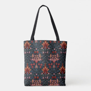 William Morris Snakeshead Dark Pattern Tote Bag