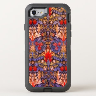 William Morris Snakeshead Decorative Pattern OtterBox Defender iPhone SE/8/7 Case