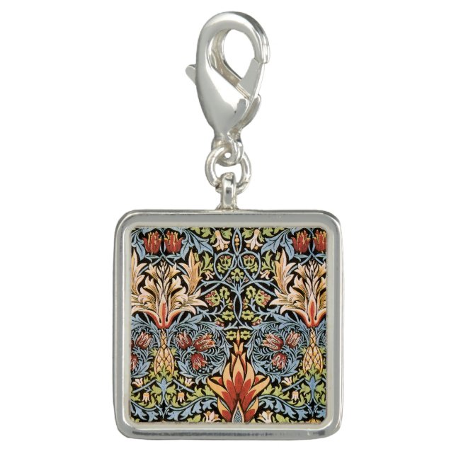William Morris Snakeshead Design Charm (Front)