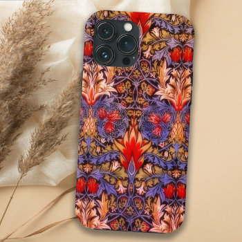 William Morris Snakeshead Exotic Pattern Iphone 13 Pro Max Case by encore_arts at Zazzle