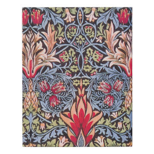 William Morris Snakeshead Floral Art Nouveau Canva Faux Canvas Print