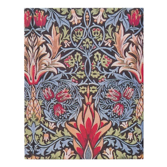 William Morris Snakeshead Floral Art Nouveau Canva Faux Canvas Print (Front)