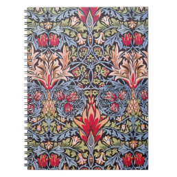 William Morris Snakeshead Floral Art Nouveau Notebook