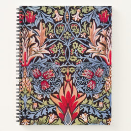 William Morris Snakeshead Floral Art Nouveau Notebook
