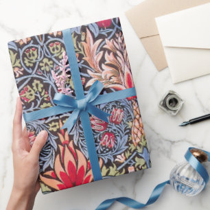 William Morris Snakeshead Floral Art Nouveau Wrapping Paper