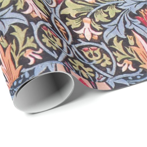 William Morris Snakeshead Floral Art Nouveau Wrapping Paper Zazzle