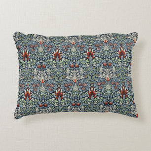 William Morris Snakeshead Floral Classic Botanical Accent Pillow