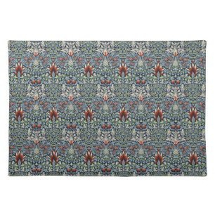 William Morris Snakeshead Floral Classic Botanical Cloth Placemat