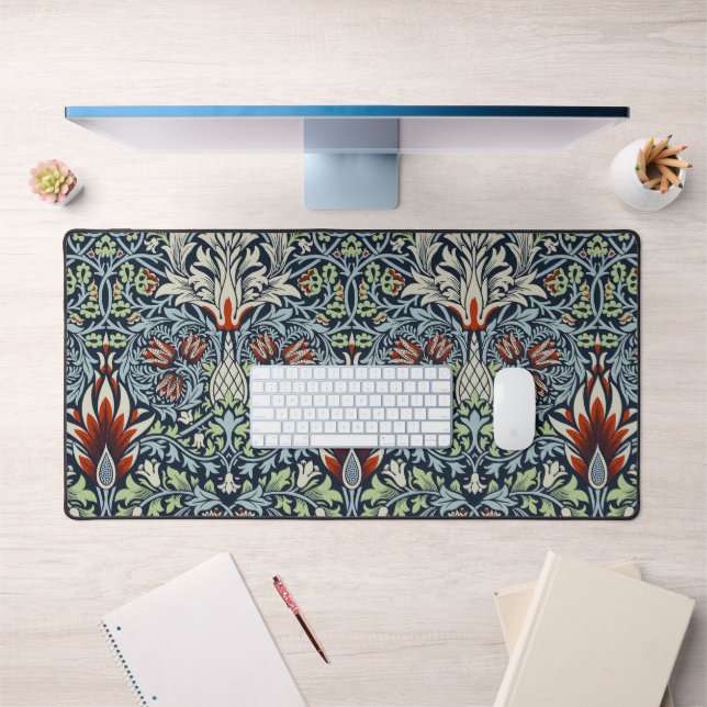 William Morris Snakeshead Floral Classic Botanical Desk Mat (Office 1)