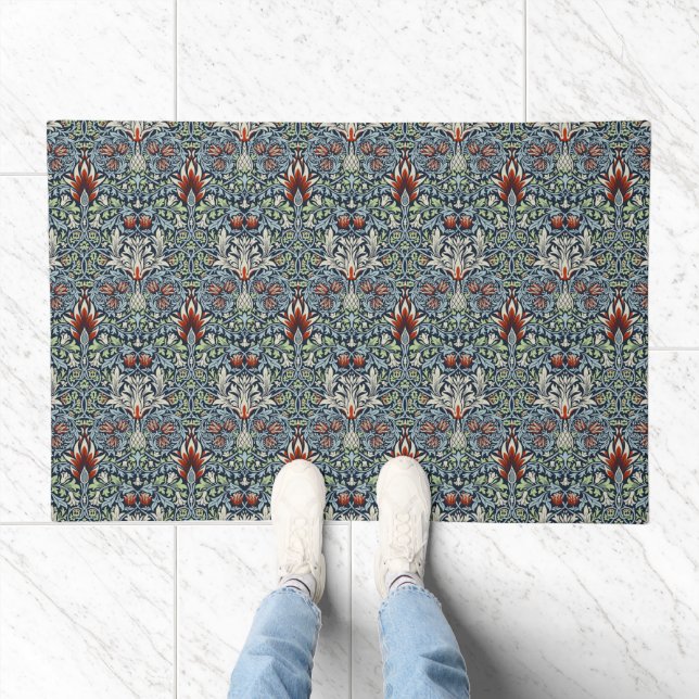 William Morris Snakeshead Floral Classic Botanical Doormat (Indoor)