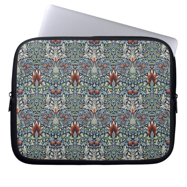 William Morris Snakeshead Floral Classic Botanical Laptop Sleeve (Front)