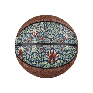 William Morris Snakeshead Floral Classic Botanical Mini Basketball