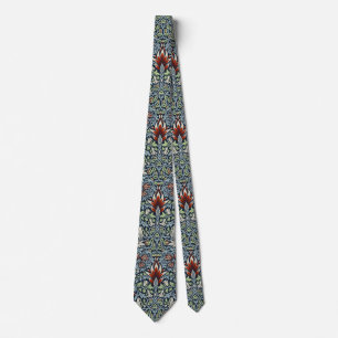 William Morris Snakeshead Floral Classic Botanical Neck Tie