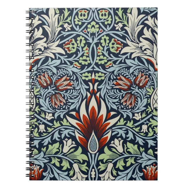 William Morris Snakeshead Floral Classic Botanical Notebook (Front)