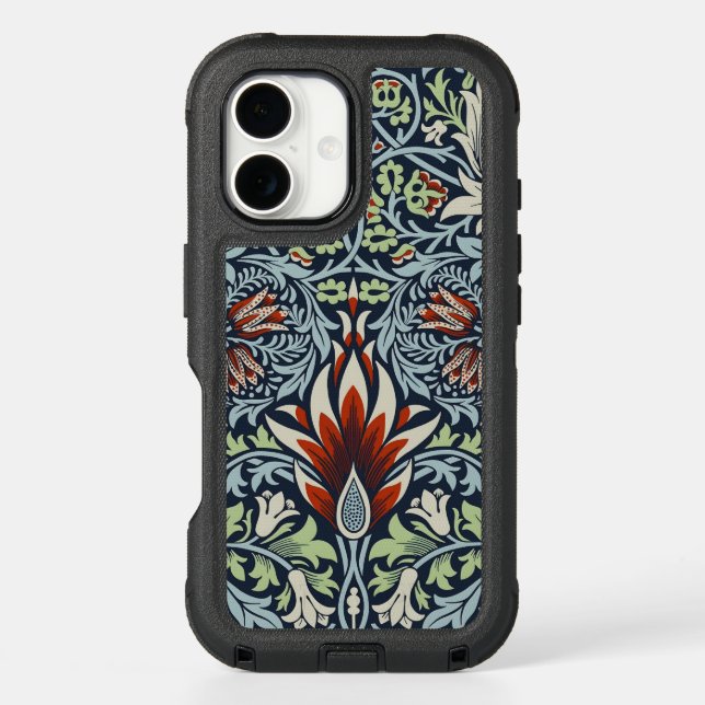 William Morris Snakeshead Floral Classic Botanical Otterbox iPhone Case (Back)