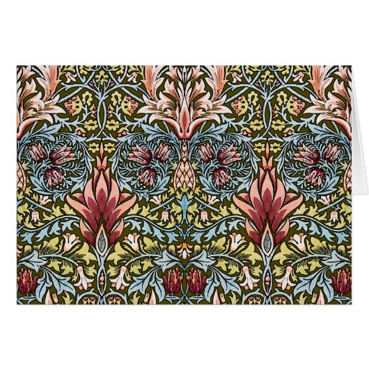 William Morris Snakeshead Floral Pattern (Front Horizontal)