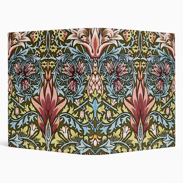 William Morris Snakeshead Floral Pattern Binder (Background)